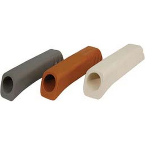 1PZ GOCCIOLATOIO PER TERRAZZI CHIUSO IN MARMORES - cm.27x8 - rosso