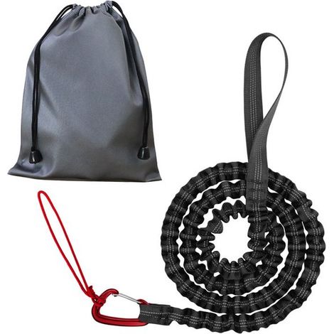 Cuerda de tracción para bicicleta de exterior,cuerda de tracción para bicicleta de montaña infantil,accesorios para bicicleta,negro (1/5)