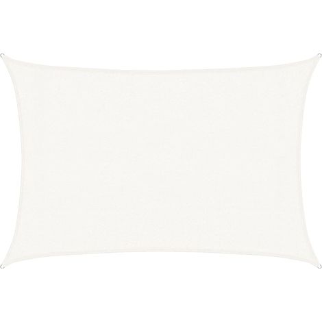 Maison Exclusive - Sonnensegel 160 g/m² Weiß 3x5 m HDPE