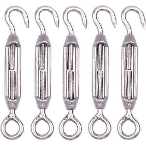 Tendeur de corde avec crochet réglable. durable et pas facile à rouiller A (paquet de 5) (1/3)