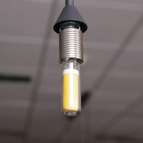 Ampoule tube LED G9 en verre transparent (intensité réglable) (1/2)