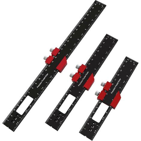Präzisions-Taschenlineal aus Aluminium für Holzbearbeitung (1/5)