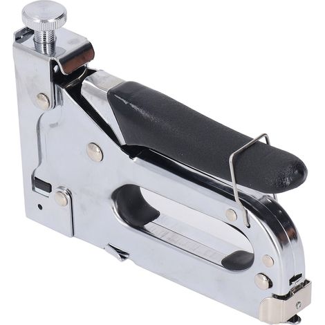 Agrafeuse cloueuse 3 en 1 manuelle capacité 100 pcs pour emballage carton déco meuble bricolage bois (1/5)