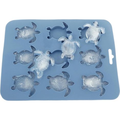 À Glaçons 9 Cavités, Qualité Alimentaire, Moule En Forme De Tortue Et (1/5)