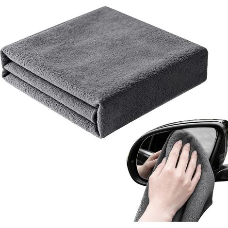 Lingettes de lavage de voiture - Double face anti-rayures - Serviettes de lavage de voiture très absorbantes - Pour véhicule, SUV, camping-car, camionnette, bateau, miroir, fenêtre, porte (1/5)