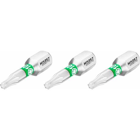 Bit 2223N-T10/3 1/4 Zoll (6,3 mm) Sechskant massiv Innen TORX Profil 3-teilig SW T10 (1/5)