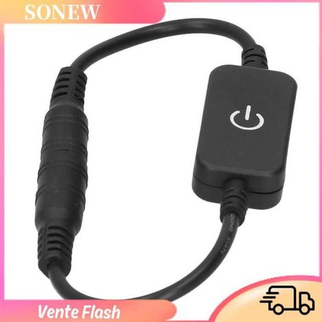 Contrôleur de variateur tactile pour bande LED, 2 pièces, pour lumière monochrome, interrupteur marche/arrêt DC 5V-24V (1/4)