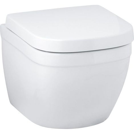 Grohe Euro Ceramic - Wand-WC kompakt, Rimless, Triple Vortex, Alpinweiß 39206000