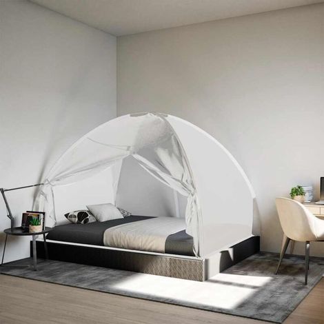 Moustiquaire mongole avec portes 220 maille blanc 200x150x140cm (1/5)