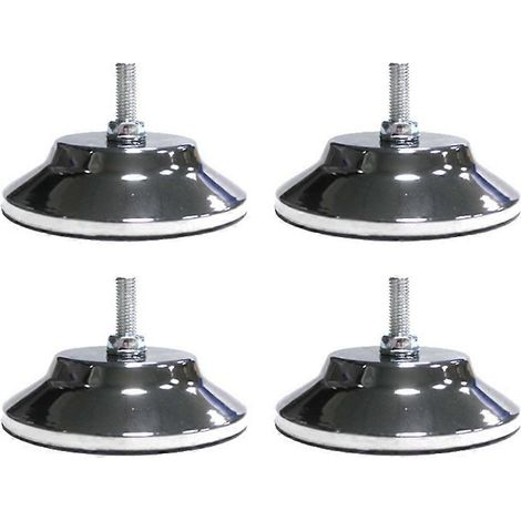 Lot de 8 pieds réglables pour table de billard/pool, 12,7 cm (5 pouces), en métal, robustes. (1/3)