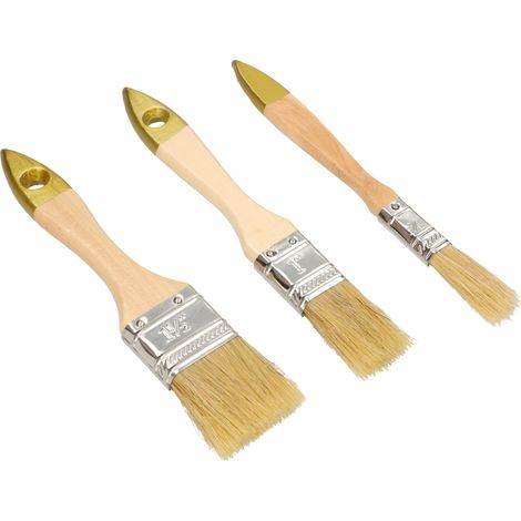 Set di 3 spazzole universali piatte.