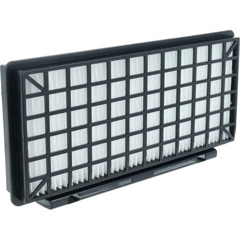 vhbw Staubsaugerfilter Ersatz für Siemens VZ 154 HFB, VZ154HFB für Staubsauger - HEPA-Filter Schwarz Weiß