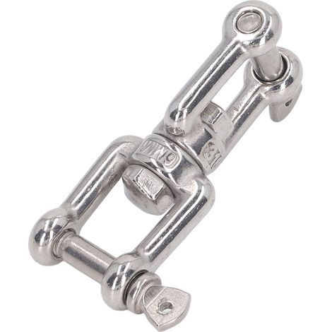 Manille à double mâchoire en acier inoxydable 304, résistante à la rouille, connecteur d'ancrage universel pour le levage de matériel, 6 mm / 0,2 po (1/5)