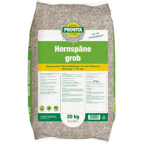 BECKMANN PROFI Provita Copeaux de corne grossiers 20 kg Engrais pour plantes Engrais pour cultures