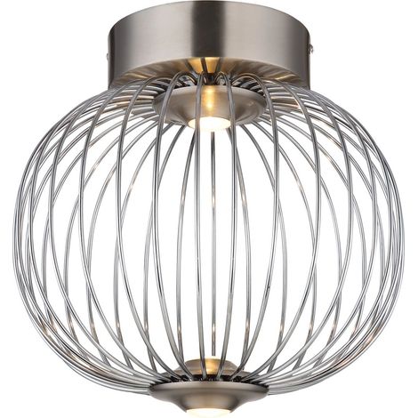 Globo - plafoniera - GALWAY - acciaio - metallo - Ø 30cm - LED -