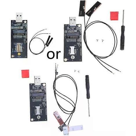 M2 USB-Adapter DW5821E M2-NGFF DW5811e DW5816E EM7455 L860-GL USB30 Erweiterungskarte für 3G/4G/5G LTE-Modul (1/4)