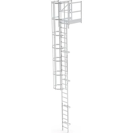 Scala a gabbia - Altezza raggiungibile 5.80 a 6.10m - CS61-CPSH-080