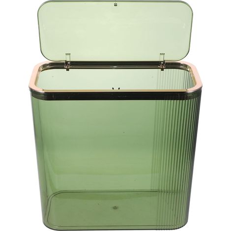 de salle de bain portable avec couvercle en PET Poubelle (1/5)