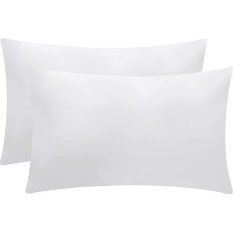 1 paire de housses d'oreiller, fermeture éclair invisible, housse d'oreiller pour dormeur latéral, 50 x 70 cm (1/5)
