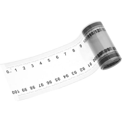Règle Souple en Film Transparent Haute Précision, Plastique Flexible 100x4,7cm, pour Mesures Précises en Classe Moderne ou Atelier (1/5)
