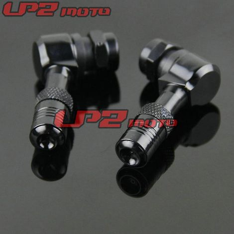 Motorcycle Modified Valve Scooter Valve Modified CNC Valve Valve Pump Valve 1 pair( black) (1/5)