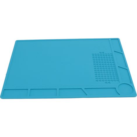 Tapis de soudure en silicone avec graduation de 25 cm, antidérapant, pour la réparation de montres et l'organisation des pièces sur l'établi. (1/5)