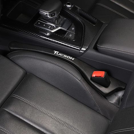 (Noir droit) Bouchon de couture de siège auto neuf, bande anti-fuite pour couture de siège, protection anti-chute pour Hyundai Tucson NX4 2021, 2016, 2015, 2018 (1/5)