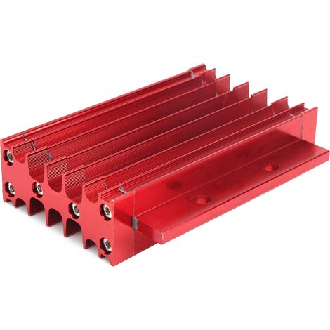 Ölkühler aus Aluminiumlegierung für 138-cm³-, 140-cm³- und 150-cm³-Motorräder, PIT PRO Kühlsystem, für Trail- und Dirtbikes, rot (1/5)