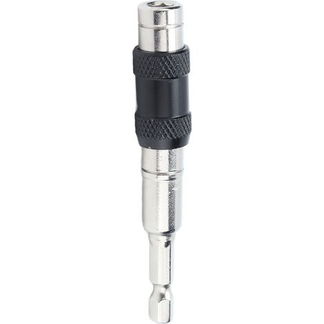 Porte-embout à dégagement rapide Impact Tough, rallonge de tournevis autobloquante, tige hexagonale 1/4 po, argent (1/5)