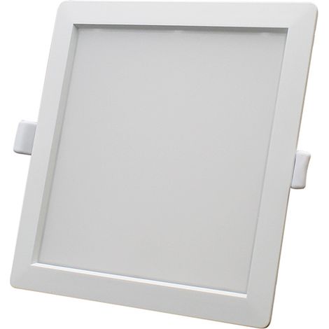FARETTO INCASSO A LED 18W 220V QUADRATO LATO 170 MM SWITCH CCT 3000K-4200K-6400K