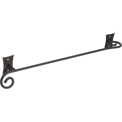 Handtuchhalteri anthrazit 45 cm aus Stahl lackiert Mod. Rebecca
