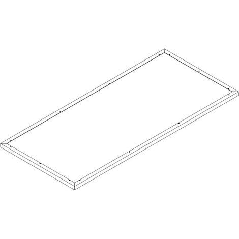 KGT Schneckenkante für KGT (Aluminium) Hochbeete "130", aluminium blank, 1,21 x 0,91 m (B x L)
