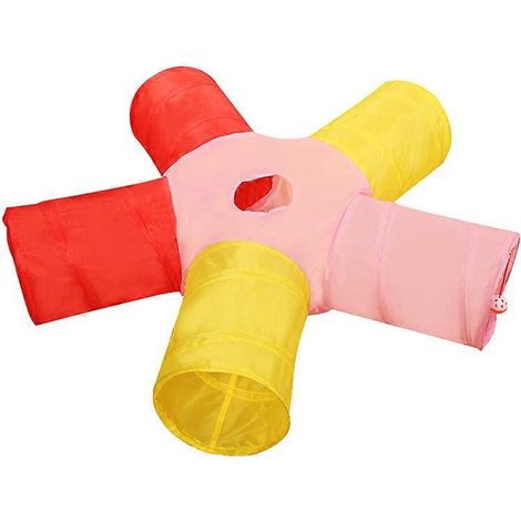 Tunnel pliable et confortable pour chat domestique - Jouet pour animaux de compagnie - Style 2 (1/5)