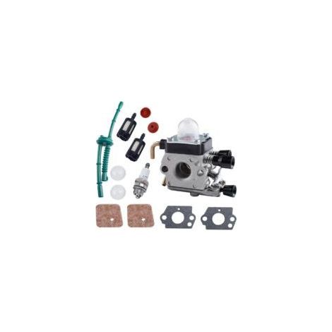 Komplettes Vergaser-Kit, kompatibel mit STIHL Hochleistungsvergasern FS45C/FS45L/FS55C/FS55T/FC55/KM55R/HL45-13 (einfache Montage)
