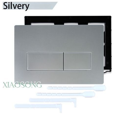 Argent mat-Panneau de remplacement pour réservoir encastré Geberit Sigma 115.770, accessoires pour réservoir de salle de bain UP300 UP320 Non Original- (1/4)