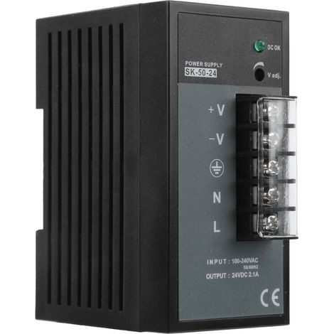 Alimentation sur rail DIN SK5024 Mini alimentation à découpage AC100-240V (1/5)