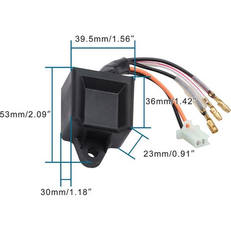 GOOFIT CDI is compatible with 5-line CDI motorcycles, off-road vehicles, ATVs, and beach buggies. (1/4)