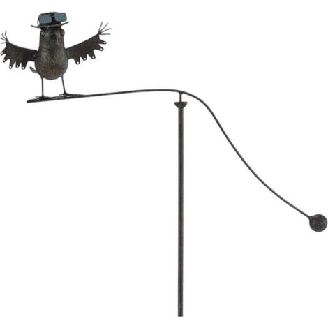 Bird Garden Stake - Metal - L7 x W27 x H55 cm