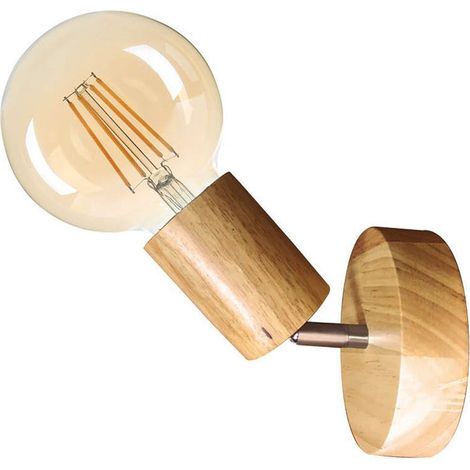 Faretto da soffitto Kestila Serie E27 Legno