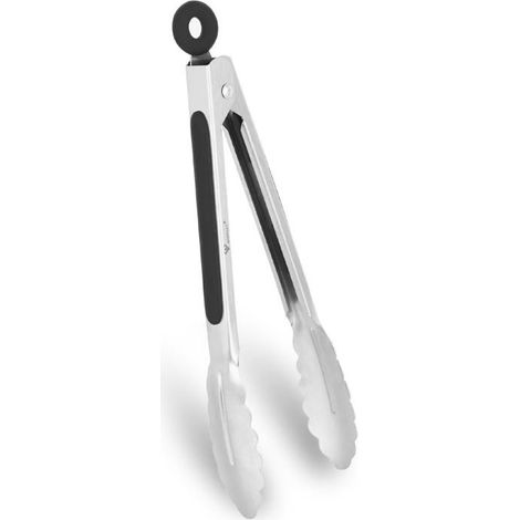 Ecleanfy - Pince cuisine acier inox 21cm. Poignée antidérapante résistante à la chaleur, idéale pour barbecue et salades. (1/4)