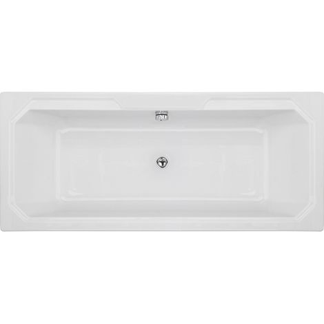 Traditional Straight Double Ended Shower Bath Tub - 1800mm x 800mm