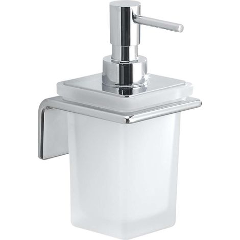 Sapho Gedy Il Giglio - Seifenspender mit Halter, Milchglas/ Chrom A98113 (1/5)