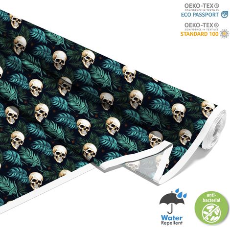 TESSUTI DECORATIVI PER ESTERNI OXFORD - Motivo Teschio I DX4329 (1/5)