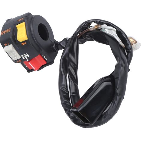 Ensemble de commandes de guidon de moto avec bouton de réglage de vitesse (haute/basse) pour Honda ATC 350X (1/5)