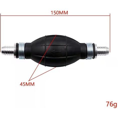 8 mm Poire D'Amorcage Carburant Pompe à Main Inline Bateaux Alliage Gasoil Essence Diesel Pump,Universelle Pump Essence,Huile, Eau,Pompe de transfert de carburant,Automobile,Jardin Pompe (1/4)