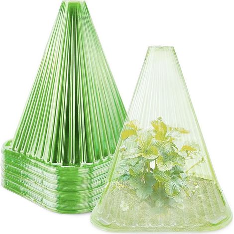 Cloche de jardin réutilisable en dôme pour plantes, protection contre le gel, cloches hautes pour jardin, protection hivernale pour végétaux (1/5)
