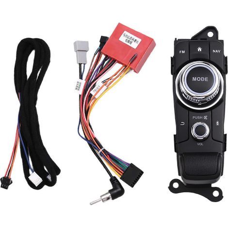 Compatible avec les modèles d'entrée de gamme CX-3 2 Demio (2014-2021) : bouton rotatif de mode, souris, contrôleur de navigation et bouton de commutation de la commande centrale de la voiture