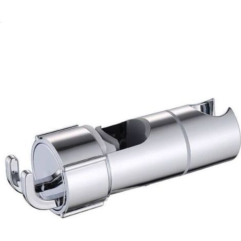 Verstellbare Duschhalterung – 2 verchromte ABS-Haken für 16–27 mm Duschstangen