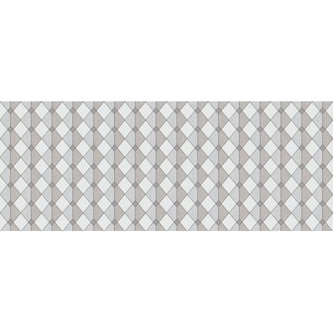Nappe Toile cirée rectangulaire Cori Sable 150 cm Ronde (1/2)