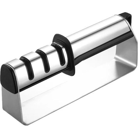 Neuer Messerschärfer aus Edelstahl, multifunktionaler Küchenschärfstein, Diamant-Gemüseschärfwerkzeug. (1/5)